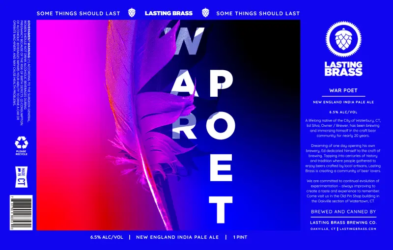 Lasting Brass Brewing Company War Poet