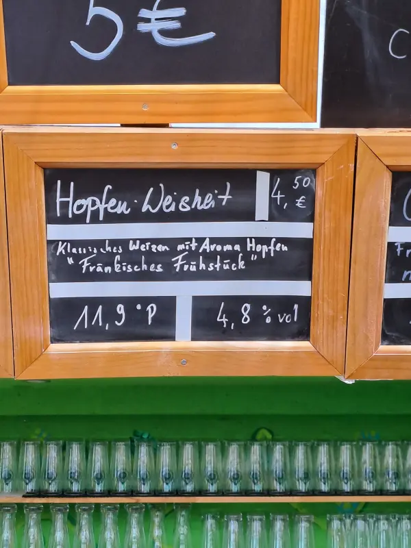 Hopfengarten Hopfen Weissheit