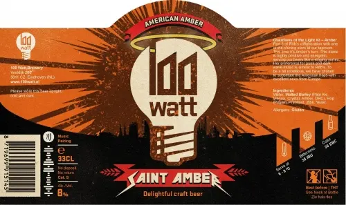 100 Watt Saint Amber