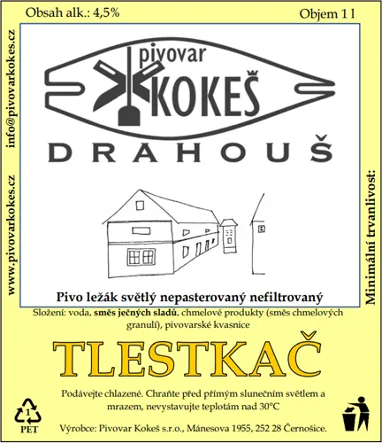 Pivovar Kokeš Tlestkač 11°