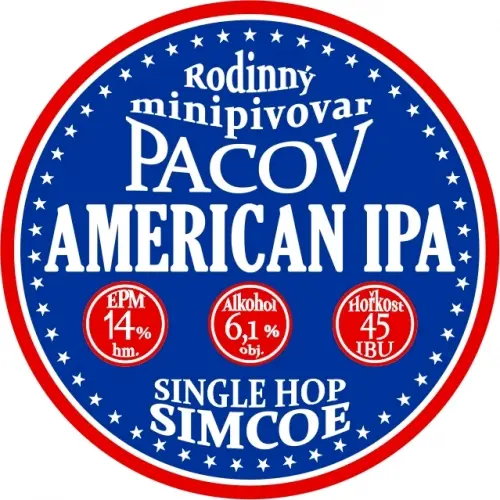 Pivovar Pacov American IPA Simcoe