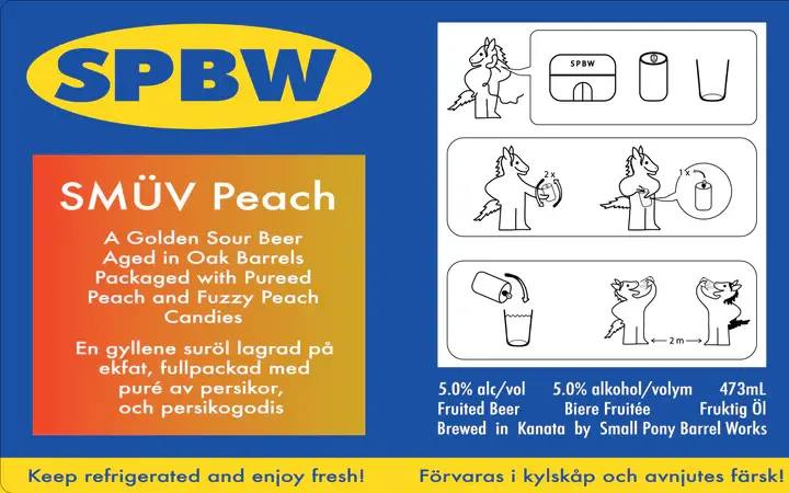 Small Pony Barrel Works SMÜV Peach