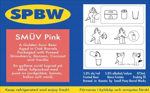 Small Pony Barrel Works SMÜV Pink