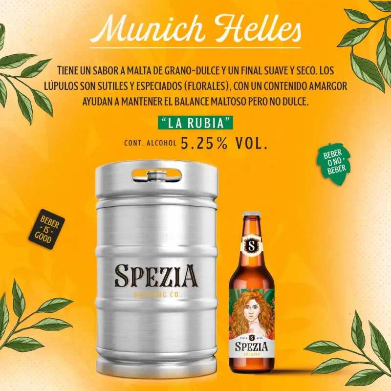 Cerveza Spezia Munich Helles