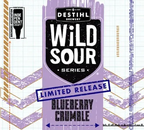 Destihl Brewery Wild Sour Series: Blueberry Crumble