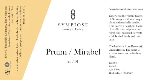 Symbiose Brewing / Blending Pruim / Mirabel 23/01