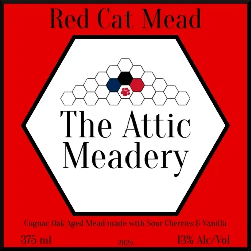 The Attic Meadery Red Cat Mead - Cognac Oak Aged