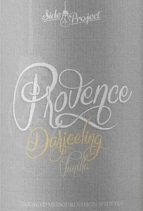 Side Project Brewing Provence - Darjeeling Vanilla