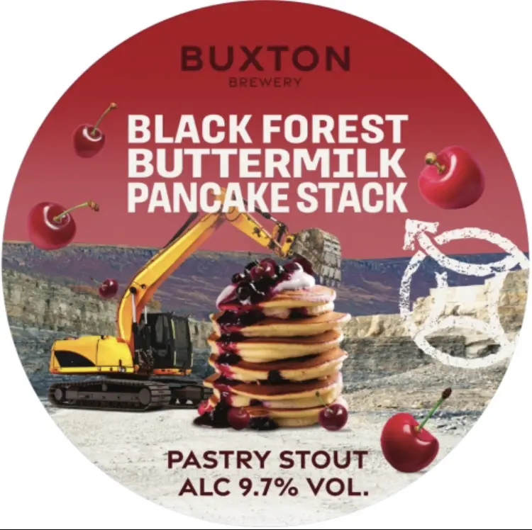 Buxton Brewery Black Forest Buttermilk Pancake Stack
