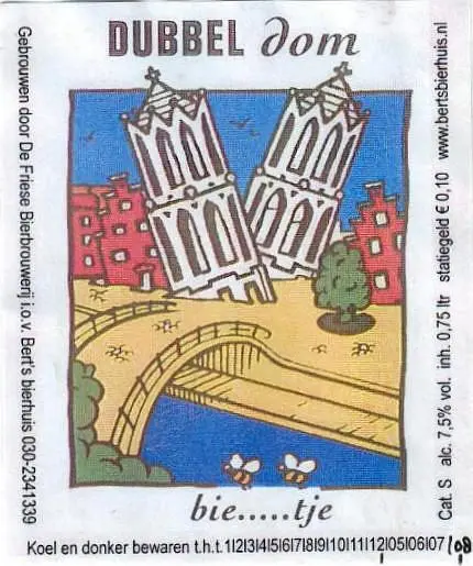 Friese Bierbrouwerij Dubbel Dom
