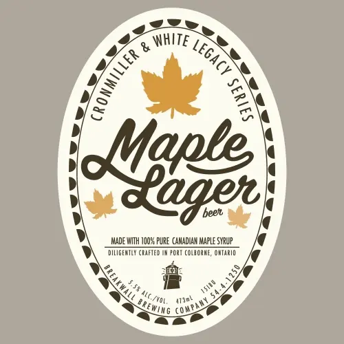 Breakwall Brewing Company Cronmiller & White Maple Lager