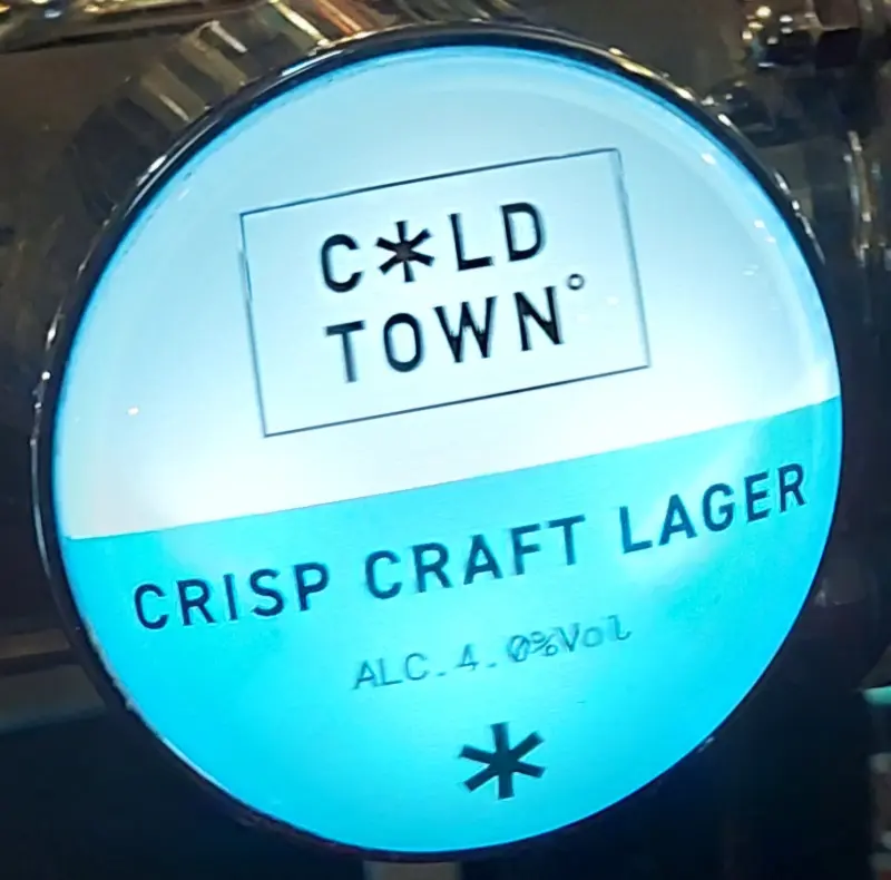 Cold Town Beer Crisp Craft Lager
