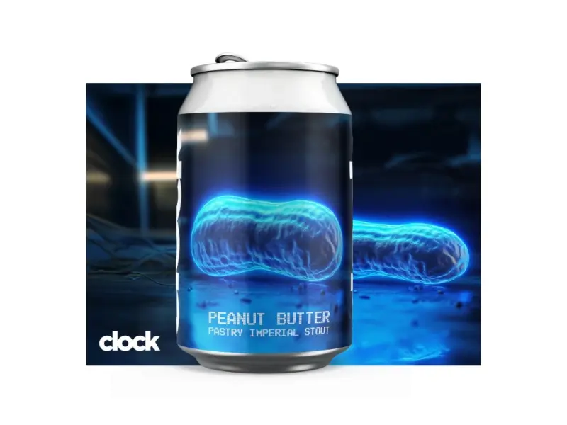 Pivovar Clock Peanut Butter