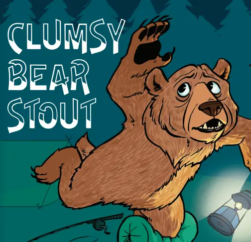 Wrinkly Bear Brewing Clumsy Bear Stout