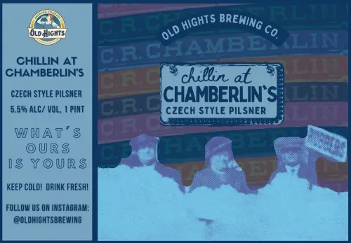 Old Hights Brewing Company Chillin at Chamberlin's