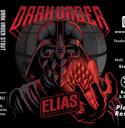 Elias Wicked Ales & Spirits Darkvader Stout