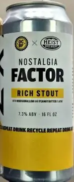 Heist Brewery Nostalgia Factor