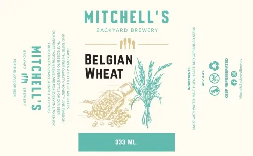 Mitchell's Backyard Brewery Belgian Wheat