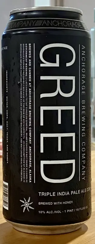Anchorage Brewing Company Greed
