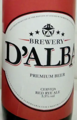 Estrela D'Alba Red Rye Ale