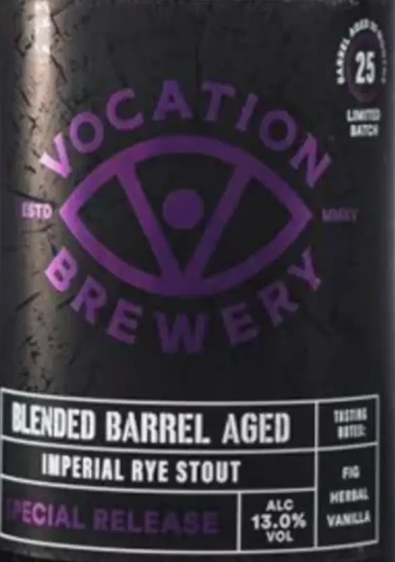 Vocation Brewery Blended Barrel Aged Imperial Rye Stout