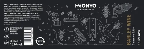 MONYO Brewing Co. Barley Wine - Cinnamon Edition