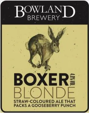 Bowland Brewery Boxer Blonde