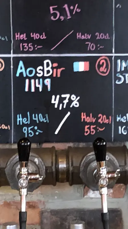 Åhus Bryggeri Aos Bier 1149