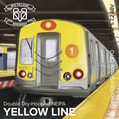 Big Village Brewery Yellow Line