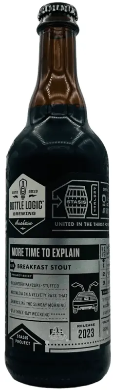 Bottle Logic Brewing More Time to Explain (2021)