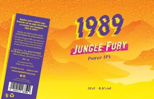 1989 Brewing Jungle Fury Power IPA