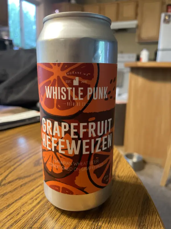 Whistle Punk Brewing Company Grapefruit Hefeweizen