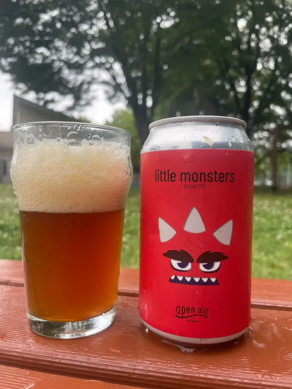 Open Air Brewing Little Monsters Brown IPA
