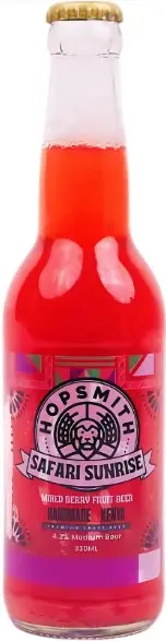 Wananchi Breweries Hopsmith Safari Sunrise Mixed Berry Fruit Beer