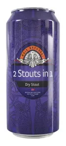 Ægir Bryggeri 2 Stouts in 1