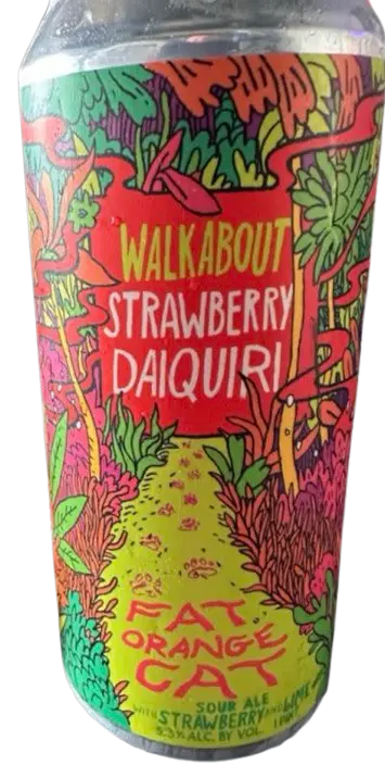 Fat Orange Cat Brew Company Walkabout - Strawberry Daiquiri