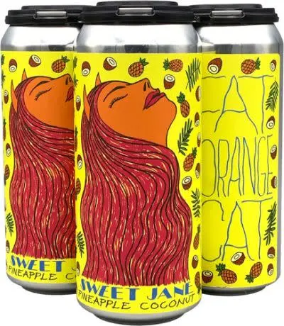 Fat Orange Cat Brew Company Sweet Jane - Pineapple Coconut