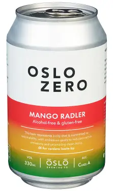 Oslo Brewing Co. Zero Mango Radler