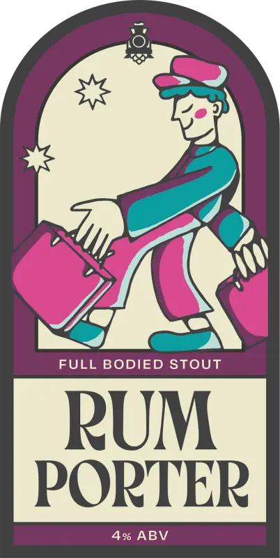 Fuzzy Duck Brewery Raleside Rum Porter