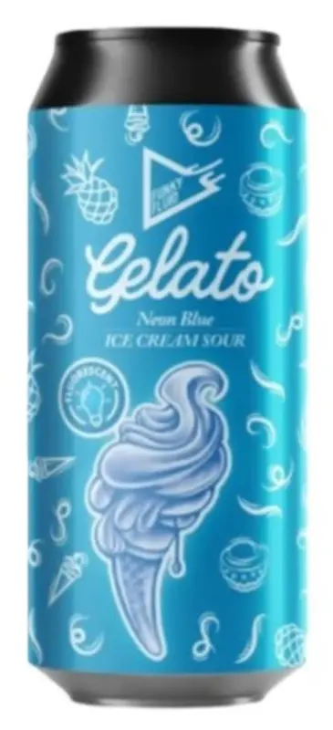 Funky Fluid Gelato: Neon Blue