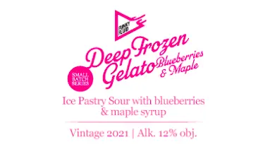 Funky Fluid Deep Frozen Gelato: Blueberries & Maple