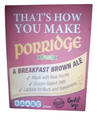 Esker Beer Co. That's How You Make Porridge