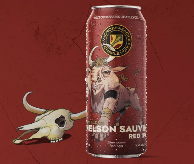Microbrasserie Charlevoix Red IPA Nelson Sauvin