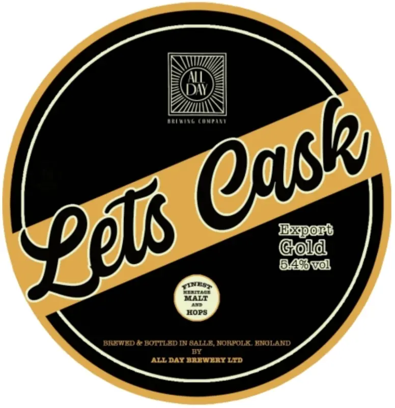 All Day Brewing Co. Let’s Cask - Export Gold