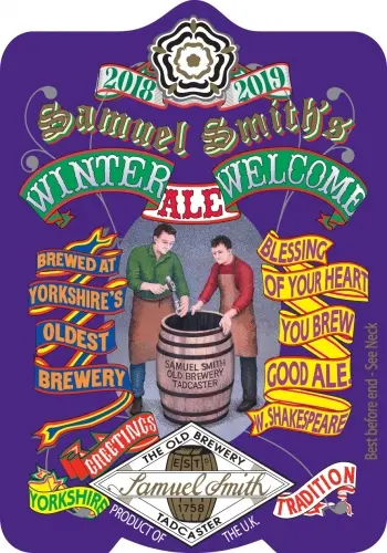 Samuel Smith Winter Welcome Ale 2018-2019