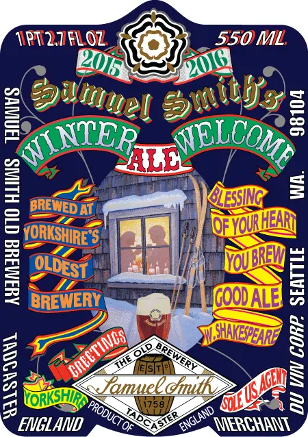 Samuel Smith Winter Welcome Ale 2015-2016