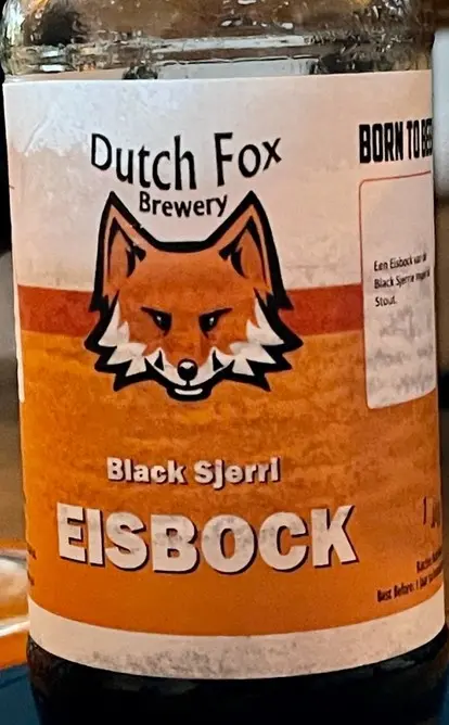 Dutch Fox Brewery Black Sjerrie Eisbock