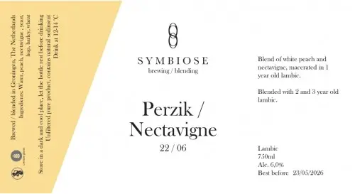 Symbiose Brewing / Blending Perzik / Nectavigne 22/06