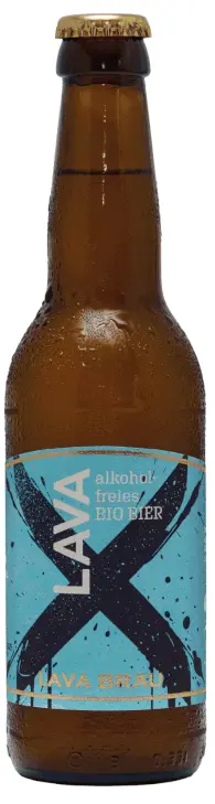 Lava Bräu Lava X - Alkoholfreies Bio Bier