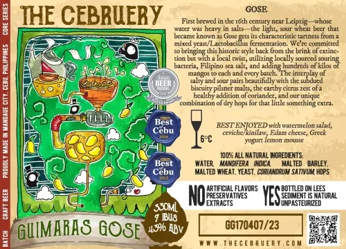 The Cebruery Guimaras Gose